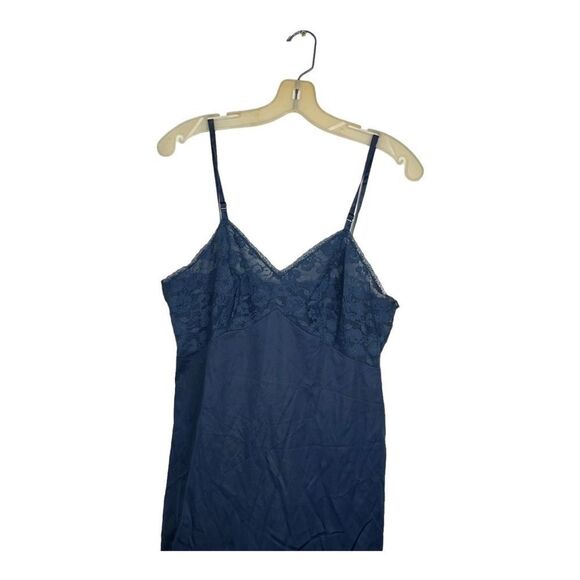 Vintage JC Penney Gaymode Nylon Navy Full‎ Slip - Picture 2 of 7